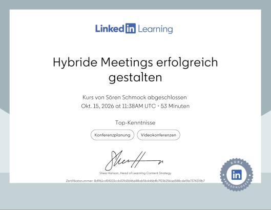 Hybride Meetings erfolgreich gestalten
